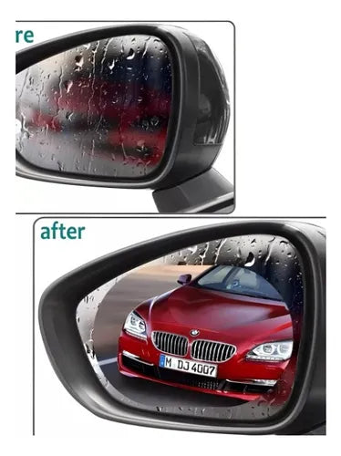 STICKER REPLENTE DE AGUA PARA ESPEJO RETROVISOR 🌧️🚗