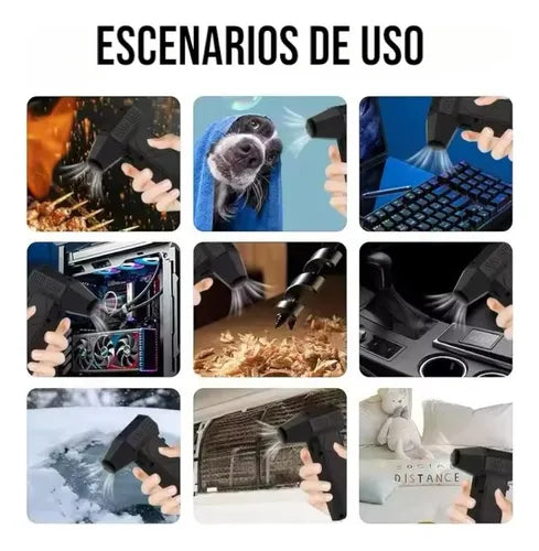 SOPLADOR TURBO JET INALAMBRICO MULTIUSO