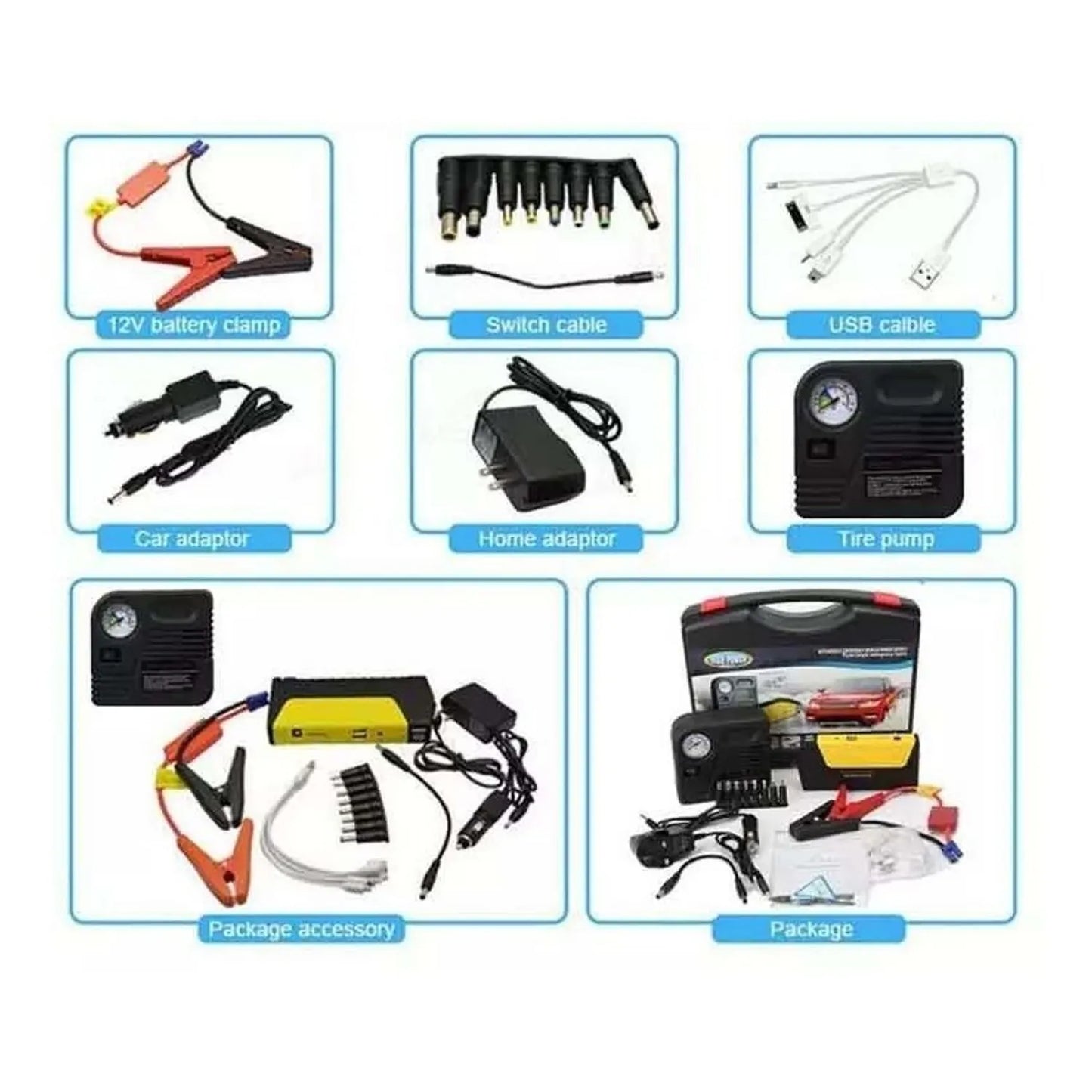 SET PARTIDOR AUTO 12V